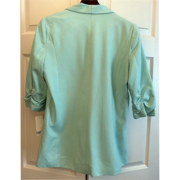 Bar III Monterey Open Lapel Mint Blazer, Size M, NWT - Picture 3 of 4